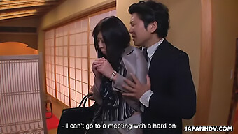 Teen Secretary Gets Used By Her Boss At A Japanese Eatery