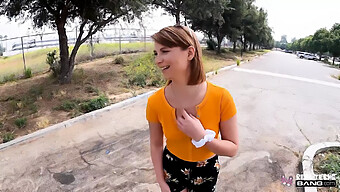 Ginger Grey'S First Adult Film Features Public Flashing And Oral Skills