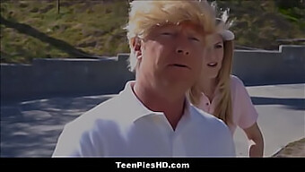 Parodia Video Featuring Trump On Valtava Jäsen Ja Creampie Loppu