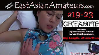 Asiatisk Amatör June Lius Vilda Creampie-Äventyr Med Jay Bank