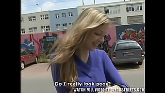 Public Oral Pleasure On Czech Streets With A Blonde Teen