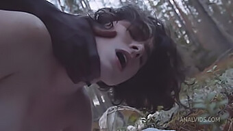 Darcy Dark Discovers Mushrooms In The Woods And Experiences Her Initial Anal Encounter With A Bbc