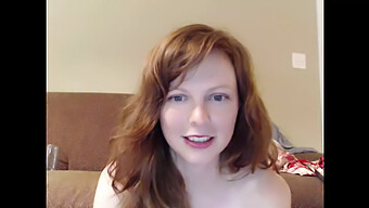 A Charming 18-Year-Old Webcam Model With Red Hair