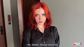 A Stunning Redheaded Visitor Was Denied, But Later Joined Me In My Room For Intimate Encounters