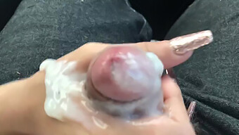 Latina Babe Swallows Cum After Amazing Handjob And Clean Up