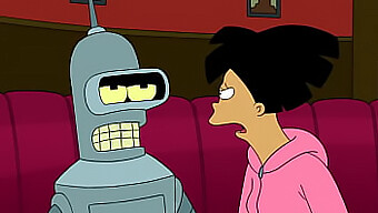 Amy And Bender ของ Futurama ในการผจญภัยที่เร้าอารมณ์