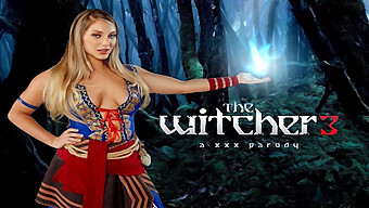 Die Vollbusige Vixen Kayley Gunner Genießt Ein Massives Mitglied Von The Witcher In Dieser Vr-Fantasie-Parodie