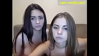 Busty Russian Teens Lock Lips In Amateur Video