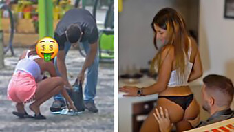 Alig Legális Brazil Tini (18+) Keményen Megviseli, Miután Felkapott Egy Srácot