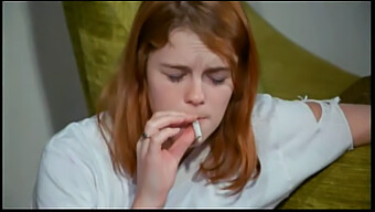 Vintage Rdečelaska Patty Duke V Čutnem Lezbičnem Srečanju