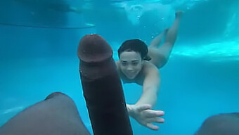 Amateur Teen Gets Crushed By A Bbc In Underwater Setting