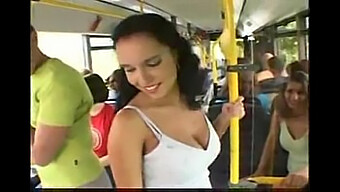 Uninhibited Pleasure On A Public Bus