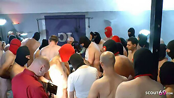 German Orgy With Teen Girls Receiving Cumshot In Their Pussies