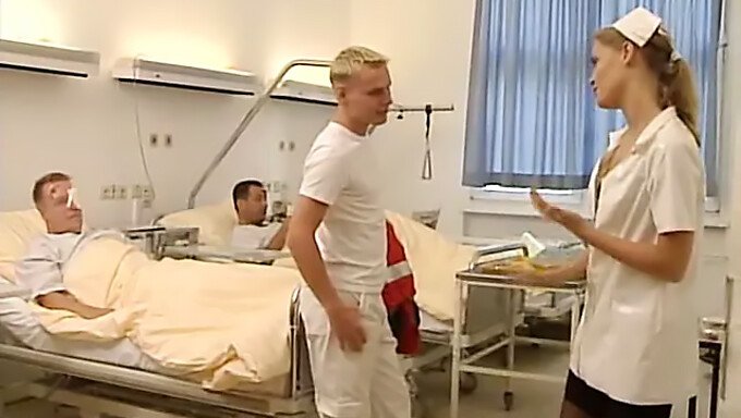 Anja Juliette Laval And Markus Waxenegger In A Retro Porn Clinic Scene