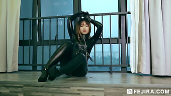 Join Mistress In A Latex-Clad Asian Girl'S Capture And Domination