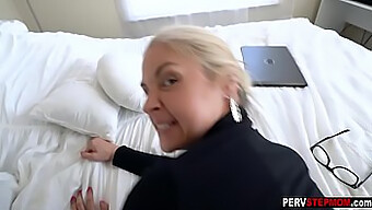 A Mature Blonde Woman Seeks To Engage In Sexual Activity With Her Own Son