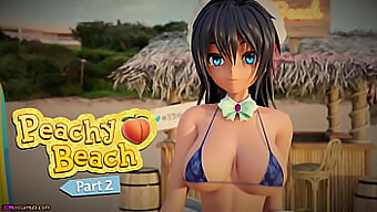 Hibiki, La Cameriera In Bikini Hentai 3d, Viene Penetrata In Varie Posizioni E Culmina In Un Creampie