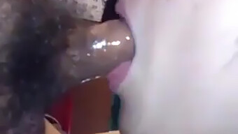 Amateur Asian Takes Sloppy Mouthful Of Cum