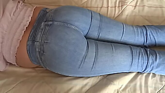 Recopilación De Video Casero De La Madura, El Gran Culo De Mi Esposa Latina En Jeans Y Bragas