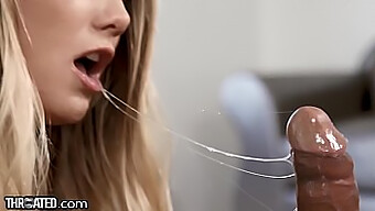 Sloppy Oral Skills Of Blonde Babe Aj Applegate