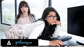 Incompetent It Girl Gina Valentina Struggles To Please Her Angry, Dominant Boss