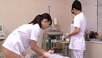 Japanese Healthcare Professionals Attend To Their Patients