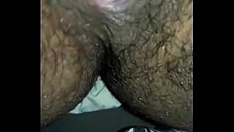 A Wet And Visible Vagina Filled With Feminine Pleasure, Featuring A Large Penis